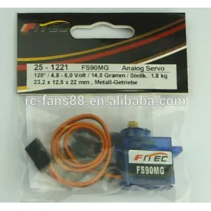 MG90S metal gear servo 9g micro servo motor for robot