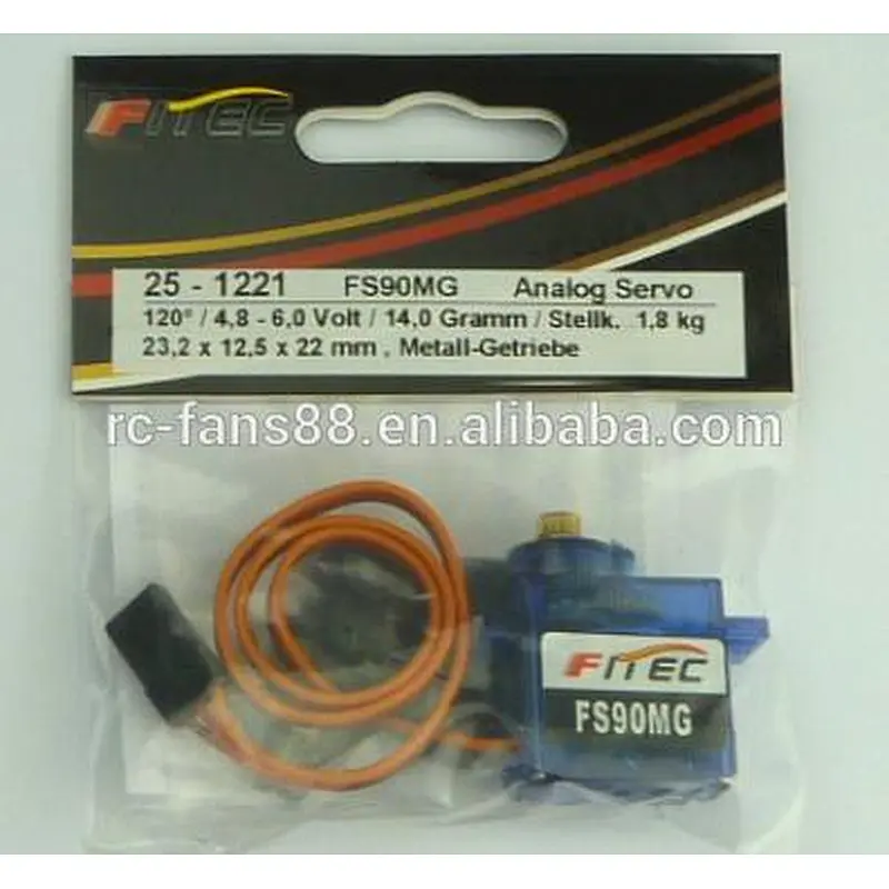 MG90S metal gear servo 9g micro servo motor for robot