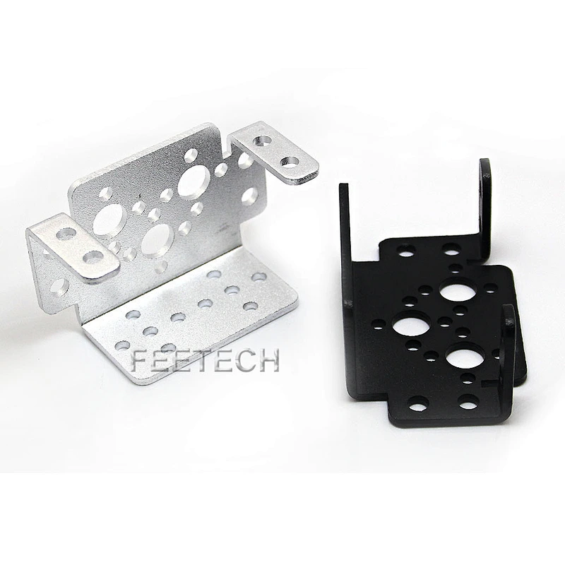 Part & Accessories DIY aluminum alloy black servo brackets Serial Bus Servo/Dual-axis digital servo for DIY bionic robot joint r
