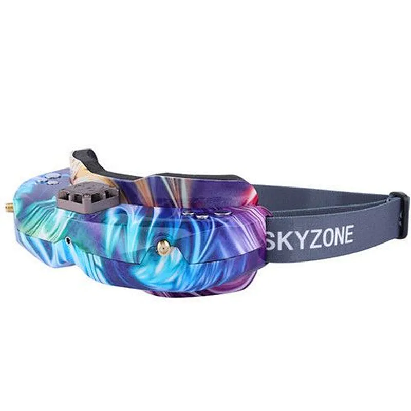 SKYZONE SKY02X 5.8Ghz 48CH Diversity FPV Goggles Support 2D/3D HDMI Head Tracking With Fan DVR Front Camera