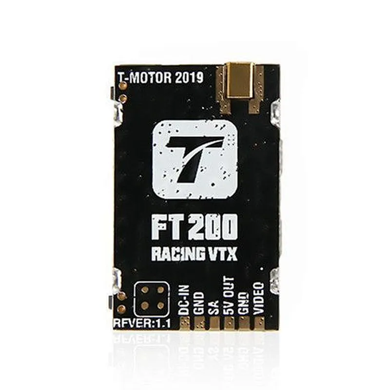 T-motor FT200 5.8G 25/50/200/500mW Switchable FPV Racing VTX Support Smart Audio for RC Drone