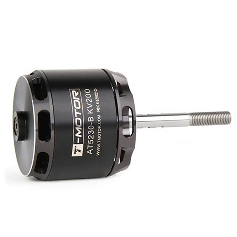T-MOTO 200KV 6-12S long shaft Fixed wing motor outer rotor brushless power motor AT 5230-B for 25-30CC gasoline engine