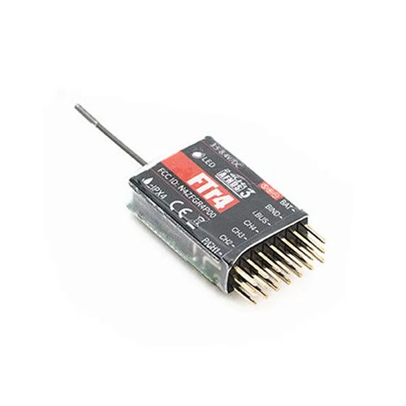 FlySky FTr4 2.4GHz 4CH AFHDS 3 RC Receiver Support PWM/PPM/I.bus/S.bus  remote control parts