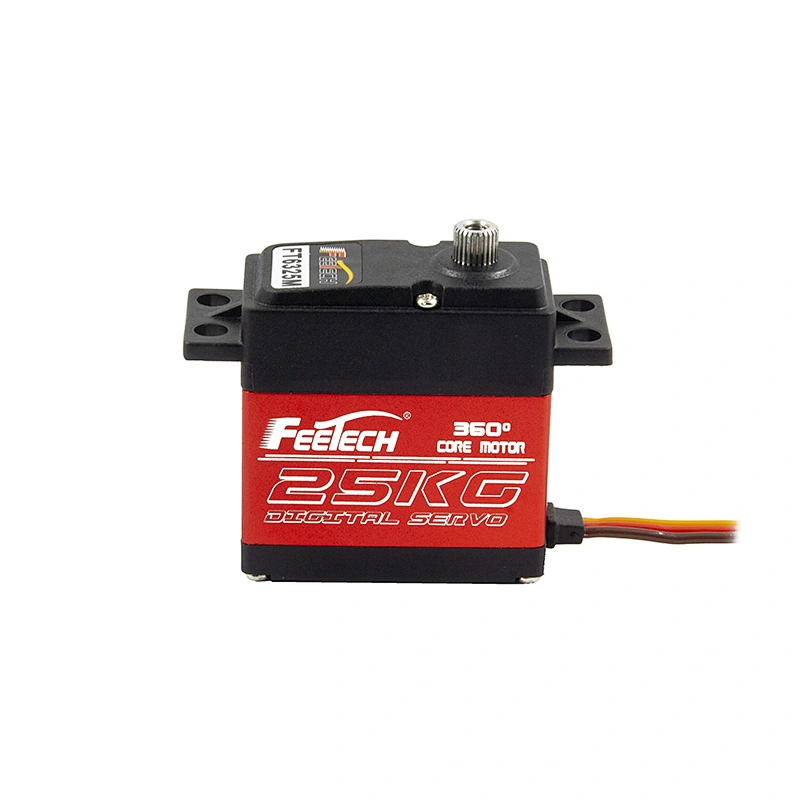 FEETECH 7.4V 25kg 360 degree Controllable Steel gear No limit degree servo RC Car TRAXXAS Crawler baja boat Robot