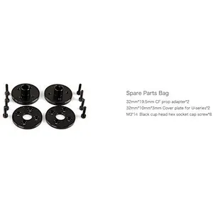 T-Motor Fashional Carbon Fiber Propeller G29x9.5 Prop-2PCS/PAIR CF Prop For multirotor UAV RC Drones