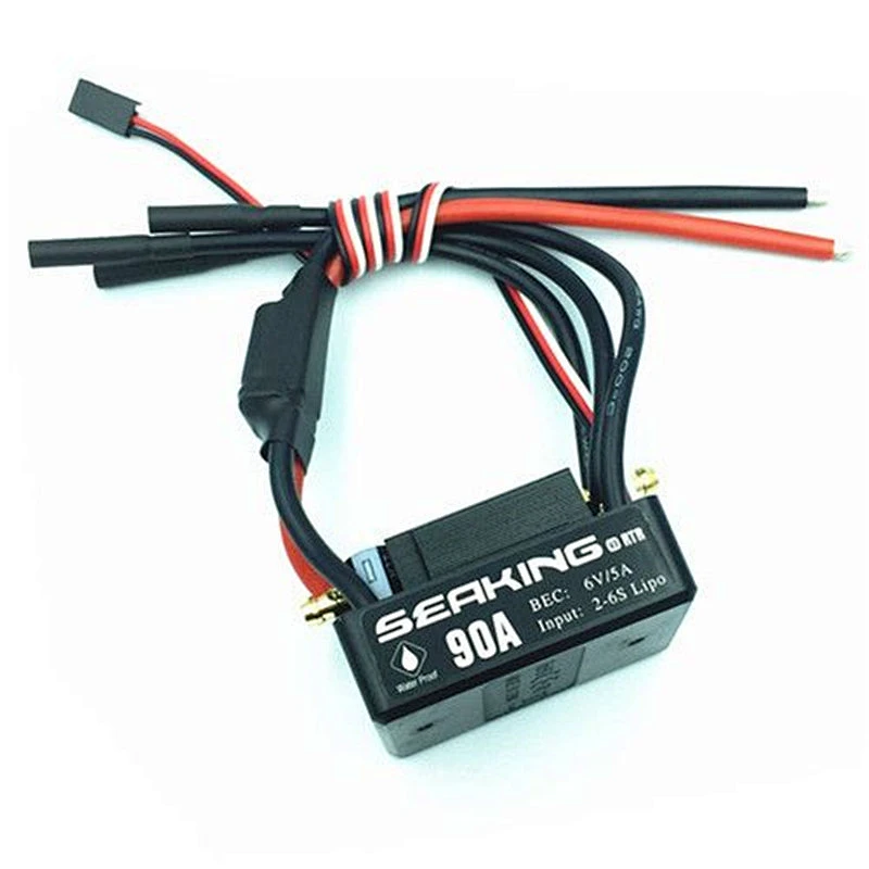 Hobbywing Waterproof 90A V3 RTR ESC RC Hobby Ship Brushless Motor ESC for RC R/c Racing Boat