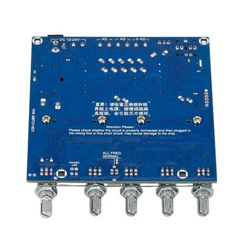 TPA3116 Subwoofer Amplifier Board 2.1 Channel High Power  4.2 Audio Amplifier Board DC12V-24V