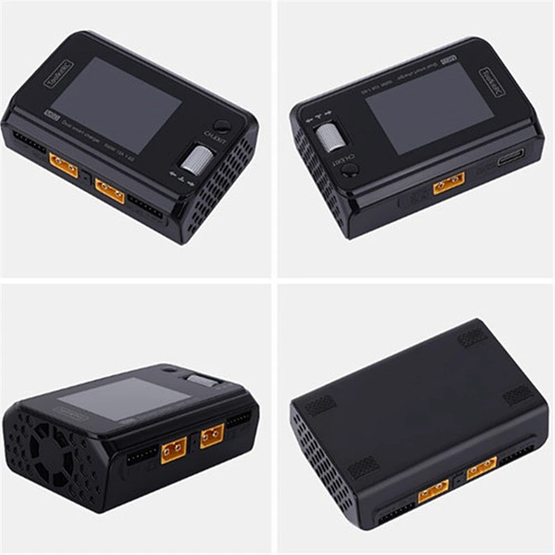 ToolkitRC M6D 500W 15A DC Dual Channel MINI Smart Charger Discharger for 1-6S Lipo Battery