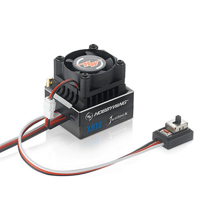 Hobbywing XeRun XR10 Justock 60A Sensored Brushless ESC & 3650 SD G2.1 3200KV Motor Combo (13.5T) for RC 1/10 1/12 RC cars