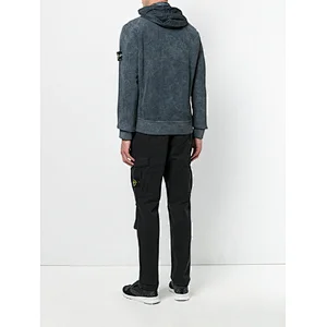Men's cool 100% cotton washed zip hoodie
