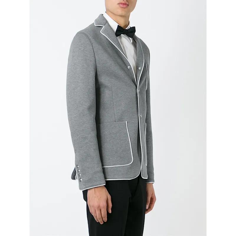 Men's high quality jacket with contrast binding