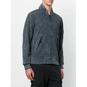 Men's cool 100% cotton washed zip hoodie