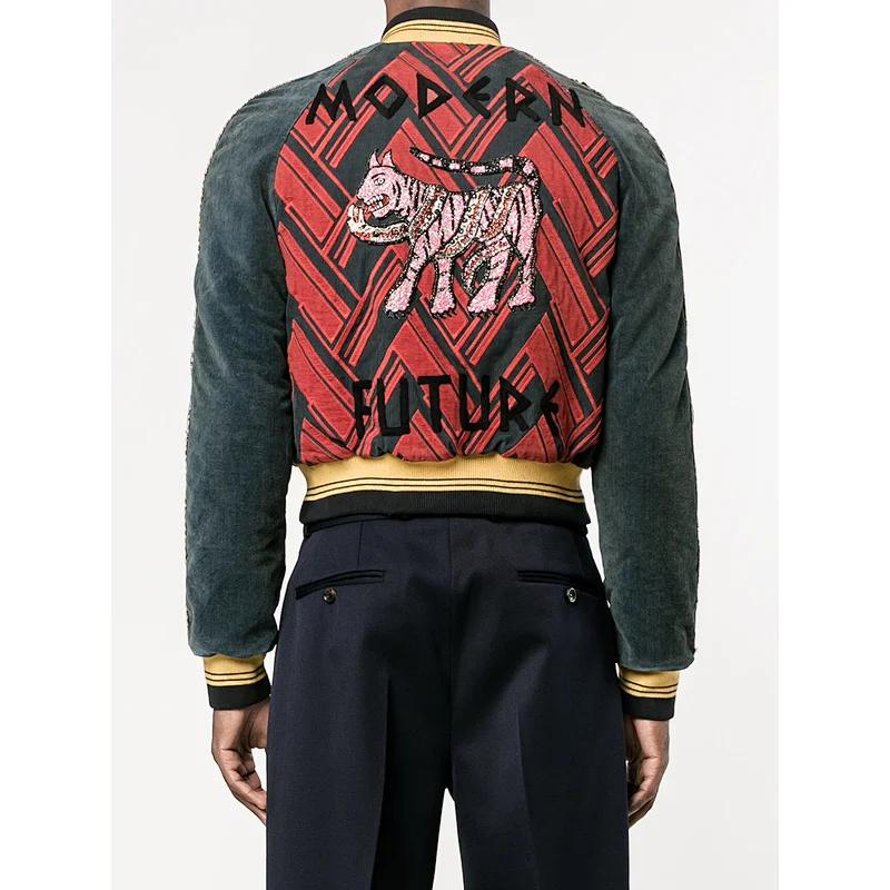 Heavy embroidered/applique jacket
