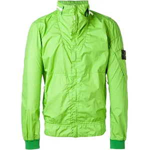 Green high quality woven fabric jacket