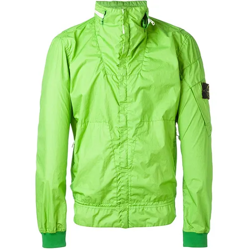 Green high quality woven fabric jacket
