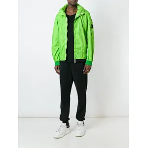 Green high quality woven fabric jacket