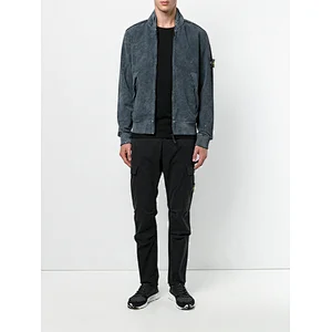 Men's cool 100% cotton washed zip hoodie