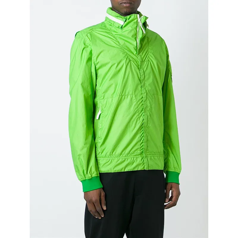 Green high quality woven fabric jacket