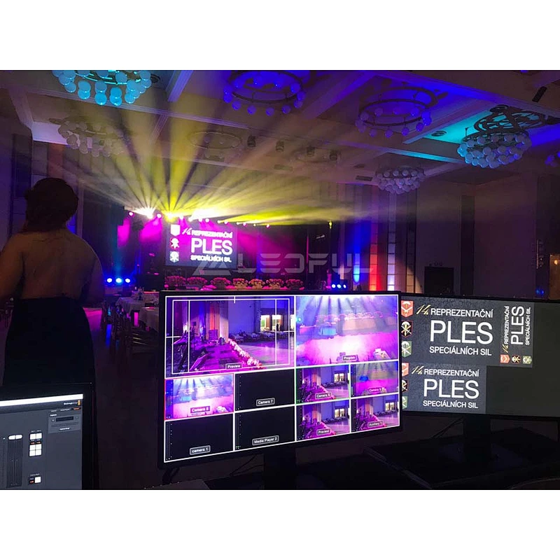 full color p3.91 super slim outdoor stage rental LED display  Panel