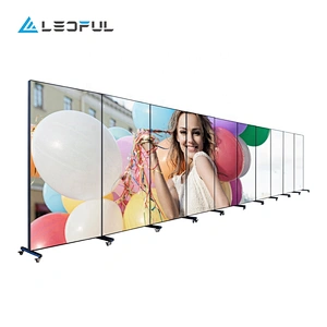 Full color audio speaker indoor commercial billboard advertising led poster