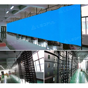 curved soft/flexible/portable decorated led video display P2