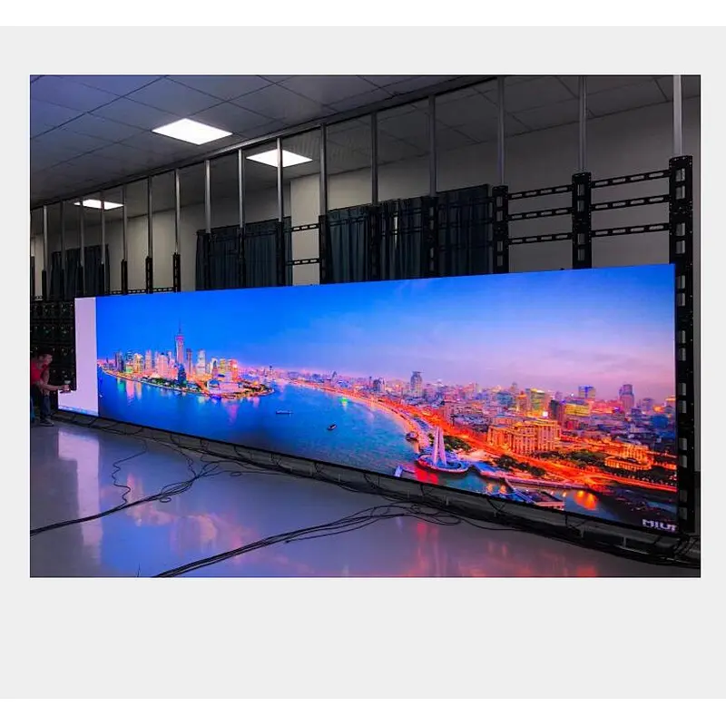 P1.4 fine pitch bill boards full color electronic advertising LED building screen/panels