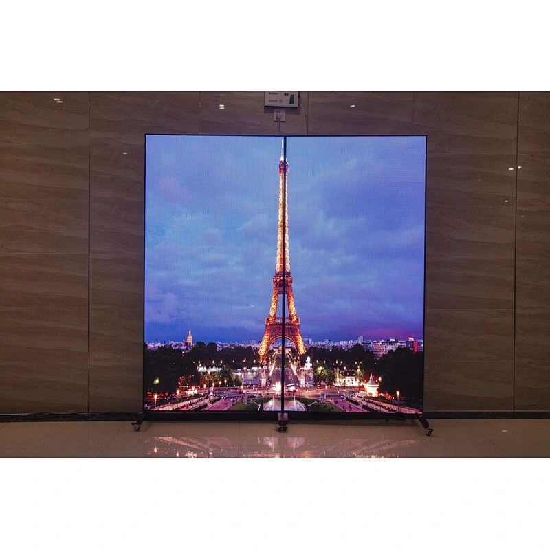 Wifi/ Cloud wireless control 960 width P2.5 indoor led module magnet poster for mall