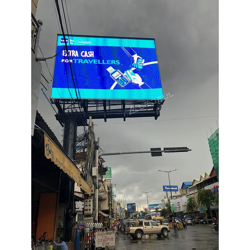 P6 outdoor LED bill boards portable RGB  small flexible mobile outdoor full waterproof 8000 cd led display screen mobile