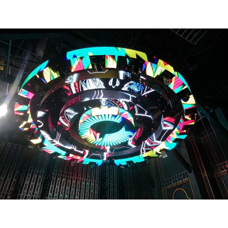 Full color flexible LED display panel for advertising