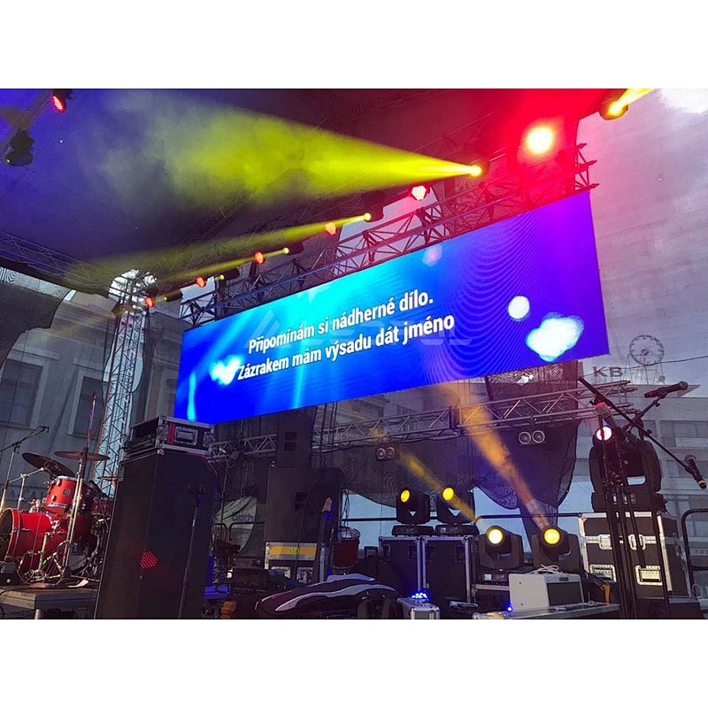 LEDFUL P5.95 light weight stage rental LED panel 500*1000mm outdoor die cast aluminum LED display