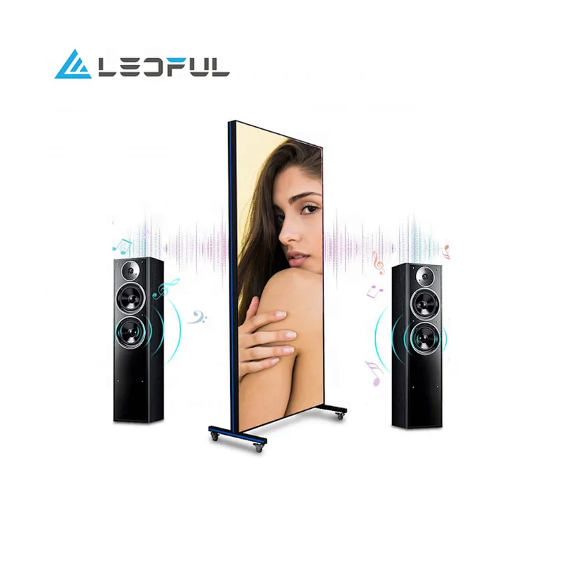 poster P2.5 plus display light box move easy advertising  LED display screen