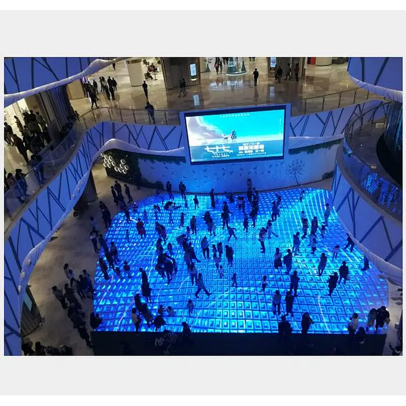 P6.2 all weather resistance Floor LED display for club