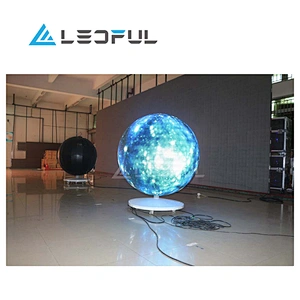 Creative circular cube  cylinder curved rgb indoor P1.5/P1.8/P2 led panel display