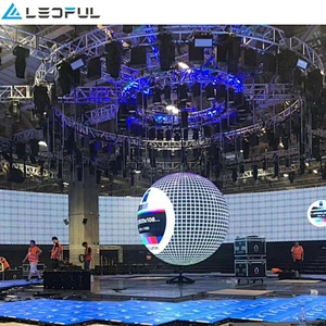 Indoor P2.5 customized flexible LED screen for shopping mall