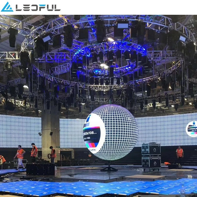 Indoor P2.5 customized flexible LED screen for shopping mall