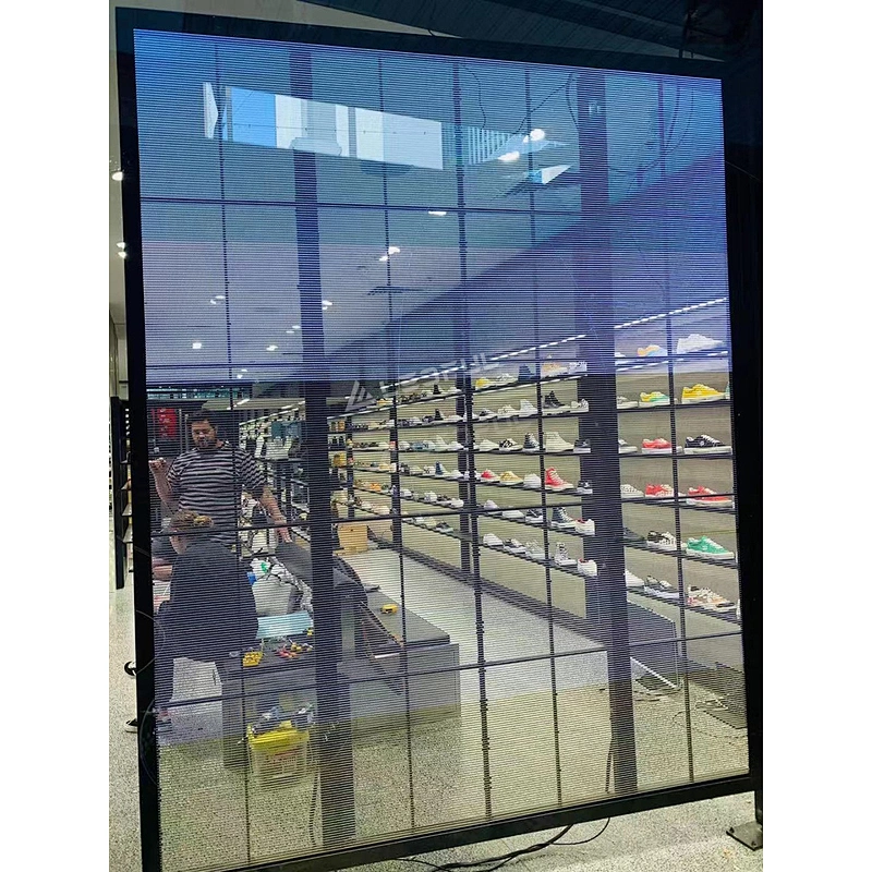 LEDFUL high transparency P2.9/6.5poster LED Display Transparent Screen for store windows
