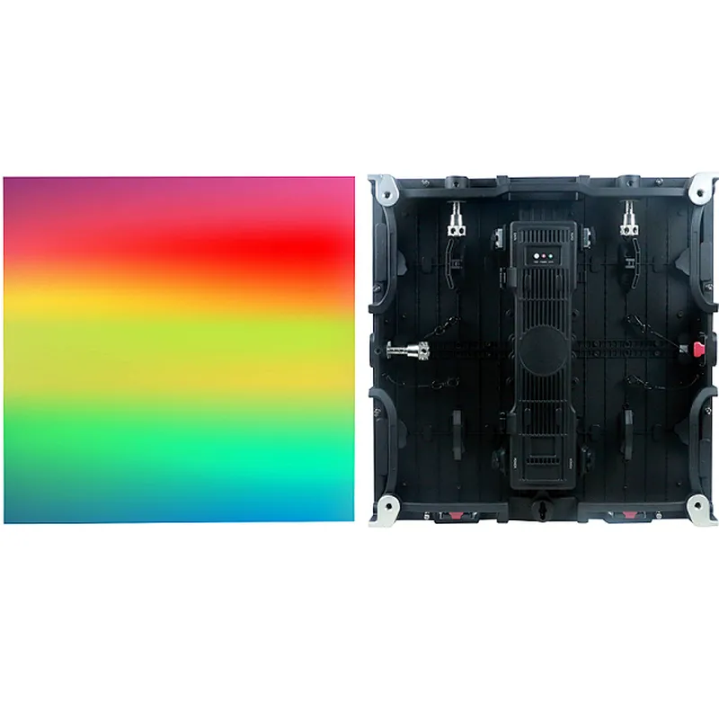 P4.8mm die aluminum cabinet curved rental LED video wall