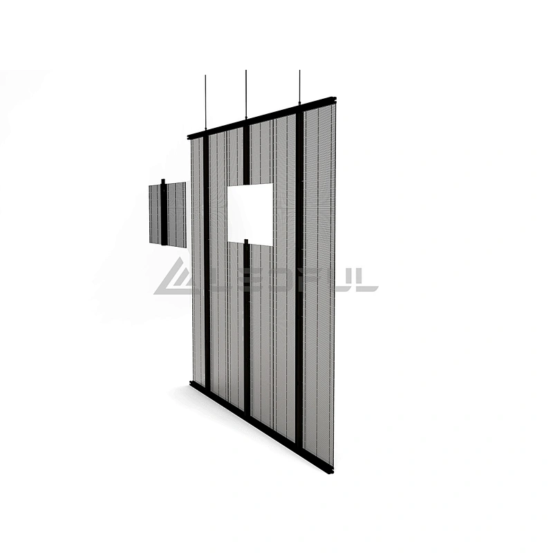 Electronic components display transparent led p10.4 for indoor and outdoor