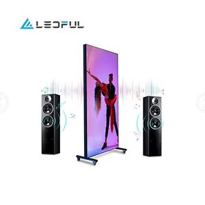 LEDFUL light and thin  LED media led movie poster portable mobile led billboard