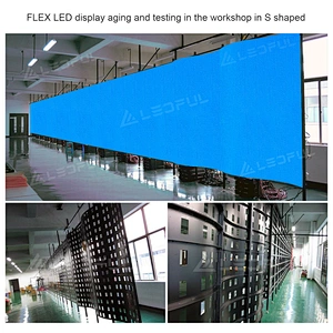200*150mm flexible fullcolor sound led display video wall