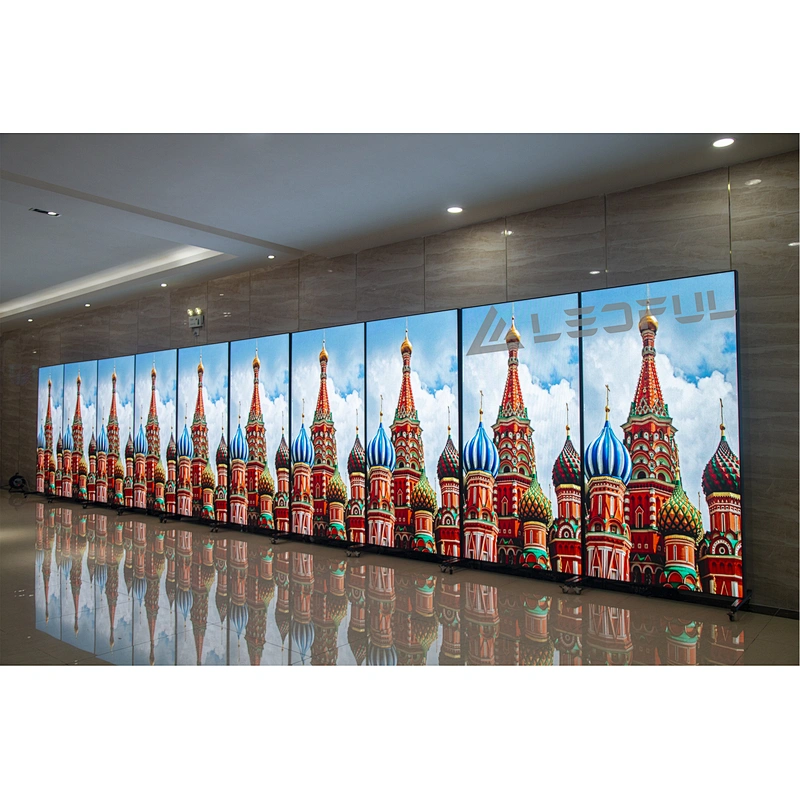 High definition super slim removable P2.5 poster LED display screen for wedding