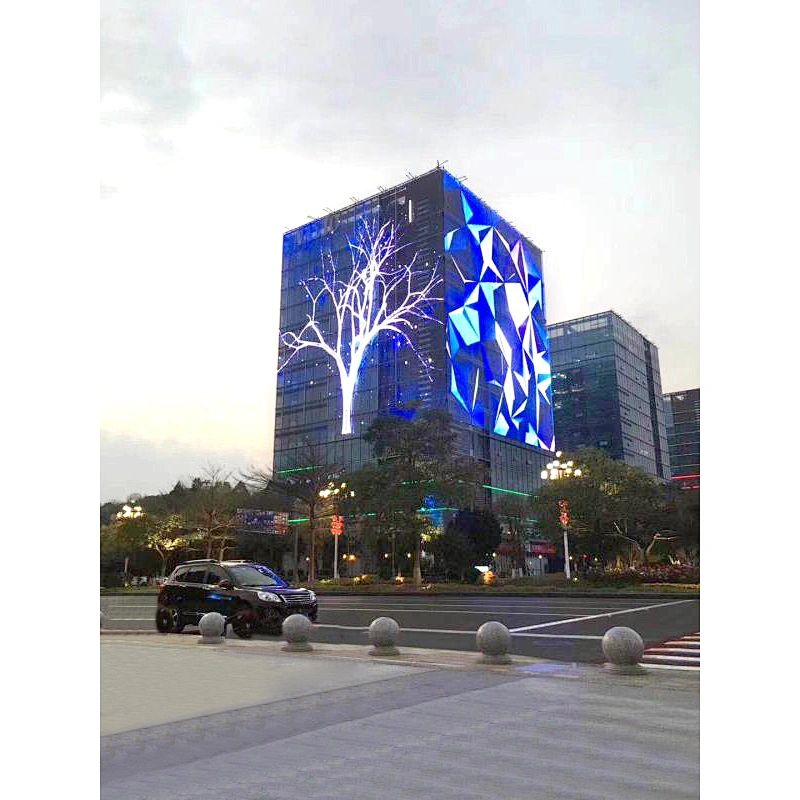 LED outdoor advertising displays moving sign video wall panel for bus/gas station