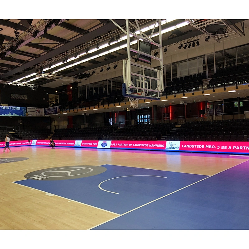 High refresh rental 960*960mm stadium perimeter basketball indoor P10 LED display screen