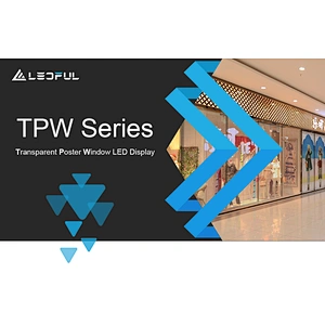 Commercial Components Indoor LED Transparent Poster
