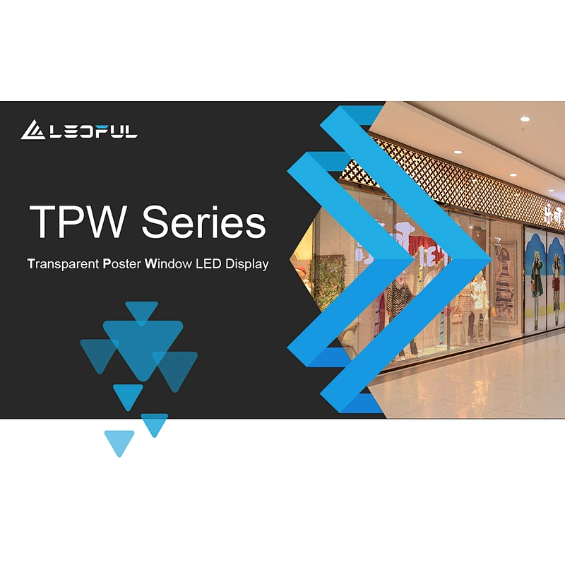 Commercial Components Indoor LED Transparent Poster