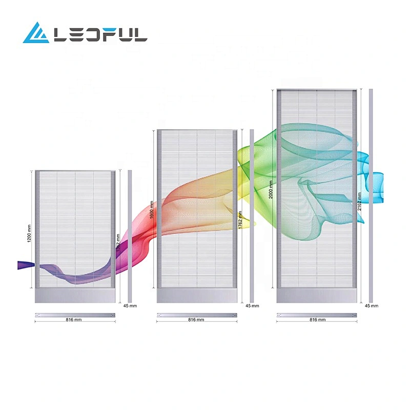 high quality transparent poster advertising LED display P2.95