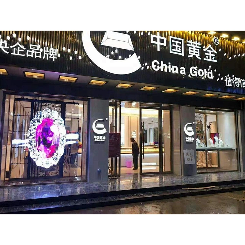 LEDFUL high transparency P2.9/6.5poster LED Display Transparent Screen for store windows