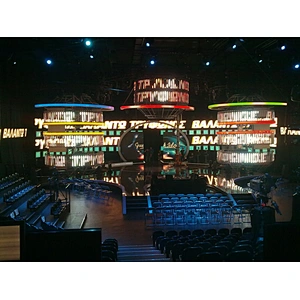 Round stage background led display 500x1000