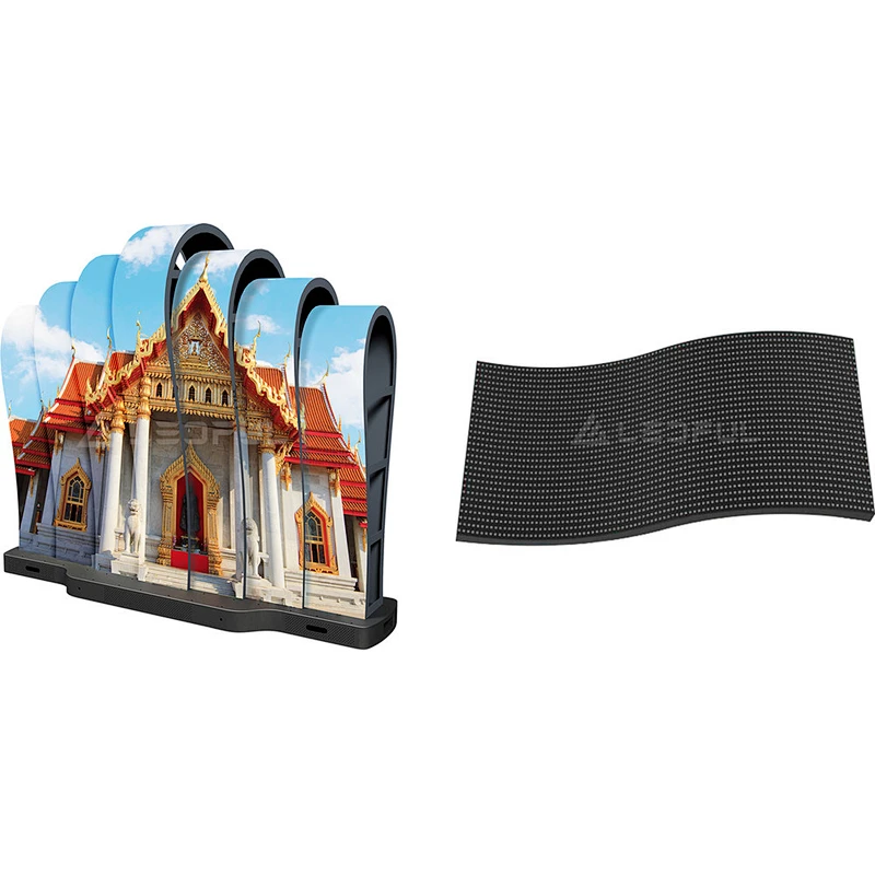 Hot sale Advertisements indoor p3 flexible led display