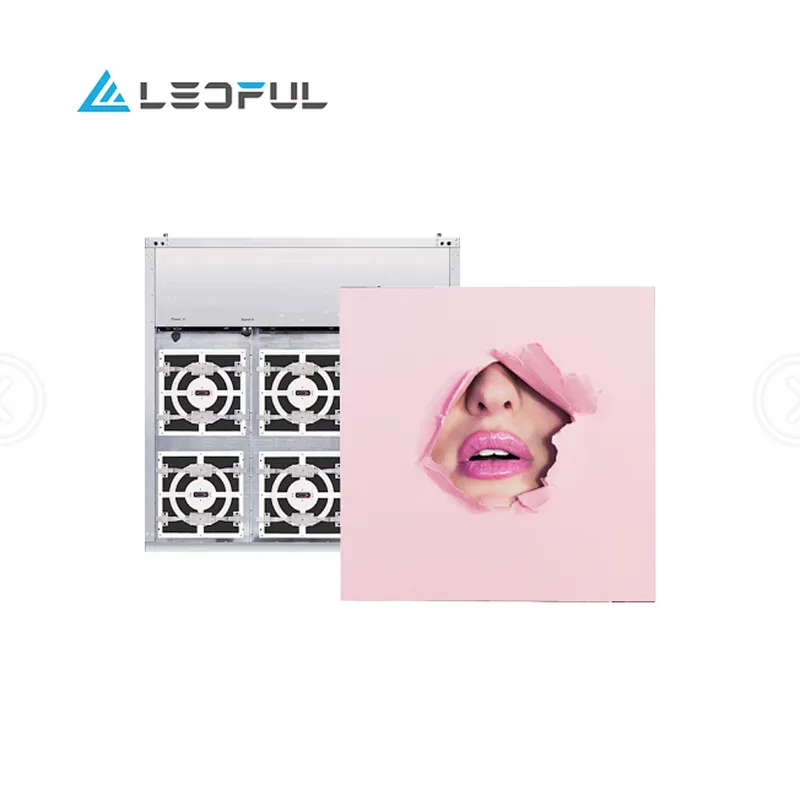 super thin and light outdoor front service P6-10 LED display for commercial advertising